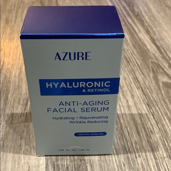 azure hyaluronic & retinol facial serum